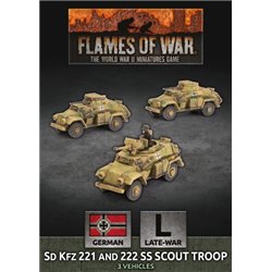 Sd Kfz 221 and 222 SS Scout Troop