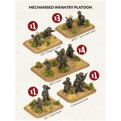 Mechanised Infantry Platoon (x33 figs)