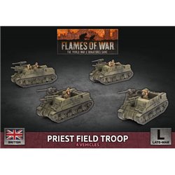 Priest Field Troop (x4 Plastic)