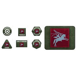 6th Airborne Tokens (x20) & Objectives (x2)