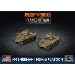 M4 Sherman (105mm) Assault Gun Platoon  (x2 Plastic)