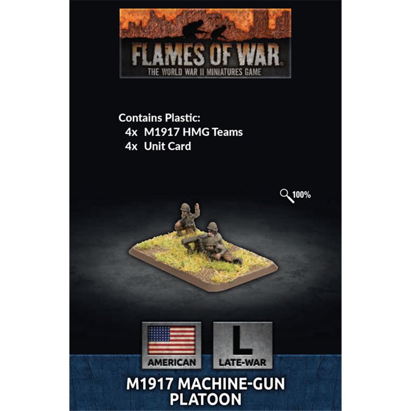 M1917 Machine-gun Platoon (Plastic) (x4)