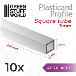 5-100pcs ABS Styrene Plastic L Shape Right Angle Bars 4mm*4mm*250mm White 