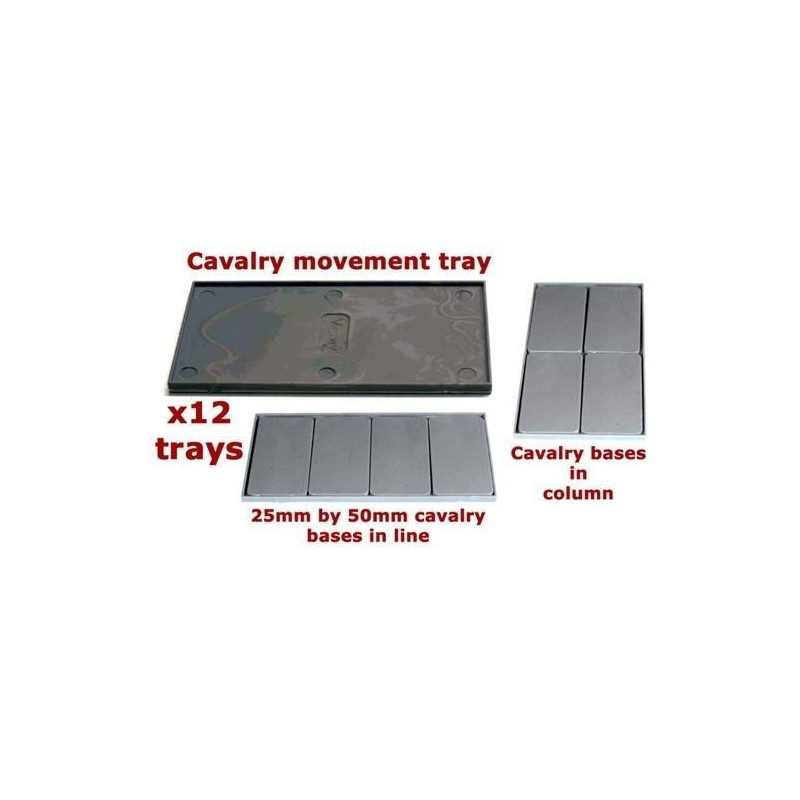 RSL Gaming AB | Cavalry Movement Trays (x12) 