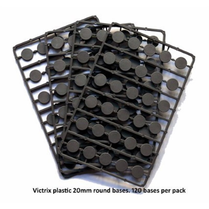 RSL Gaming AB | Victrix Plastic round 20mm base set 1 (x120) 