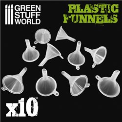 Plastic Funnels x10