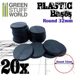 Plastic Bases - Round 32mm (20)
