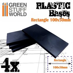 Plastic Bases - Rectangular 100x50 (4)