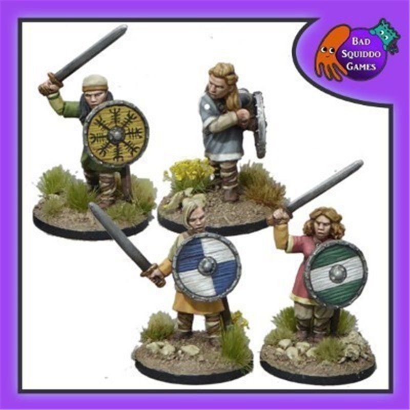 RSL Gaming AB | Shieldmaiden Warriors with Swords