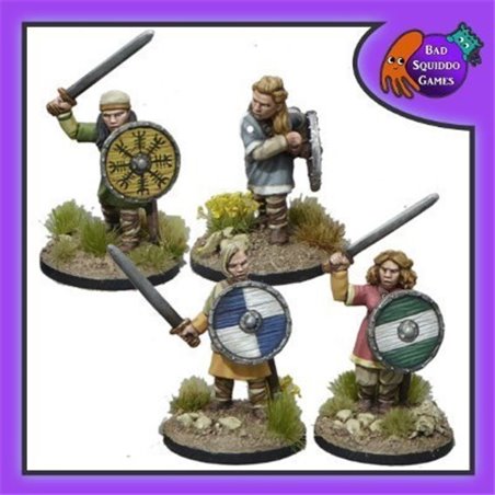 RSL Gaming AB | Shieldmaiden Warriors with Swords