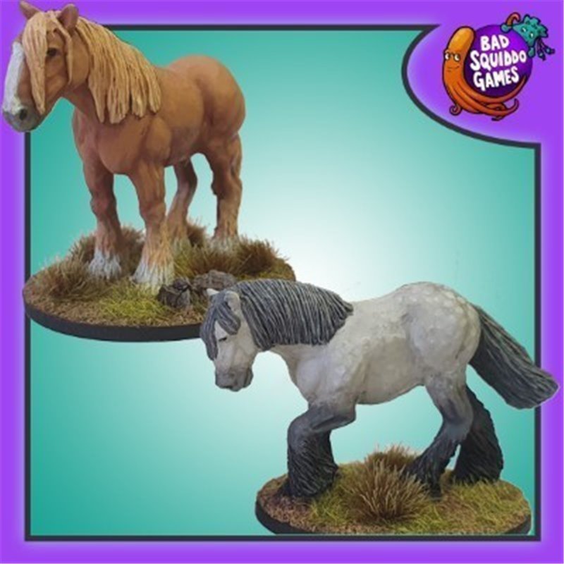 RSL Gaming AB | Pete and Tom - Shire Horses