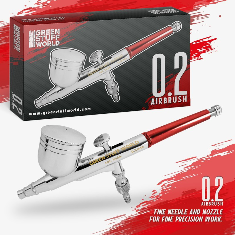 RSL Gaming AB | Dual-action GSW Airbrush 0.2 mm