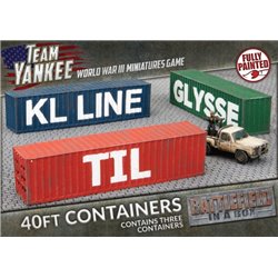 40ft Shipping Containers (x3)