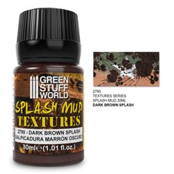 Splash Mud Textures - DARK BROWN 30ml