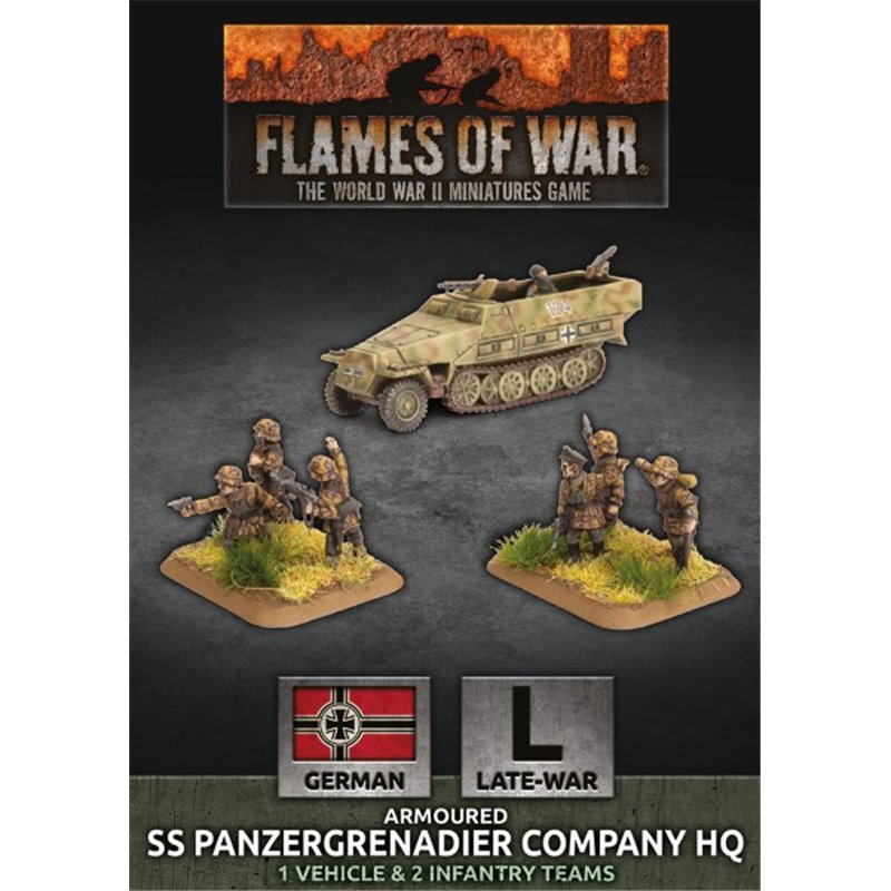 RSL Gaming AB | Armoured SS Panzergrenadier Company HQ (Plastic)