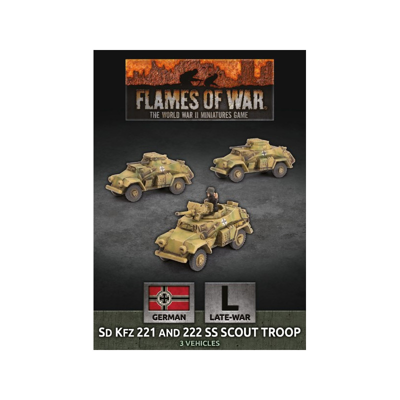 RSL Gaming AB | Sd Kfz 221 and 222 SS Scout Troop