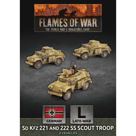RSL Gaming AB | Sd Kfz 221 and 222 SS Scout Troop