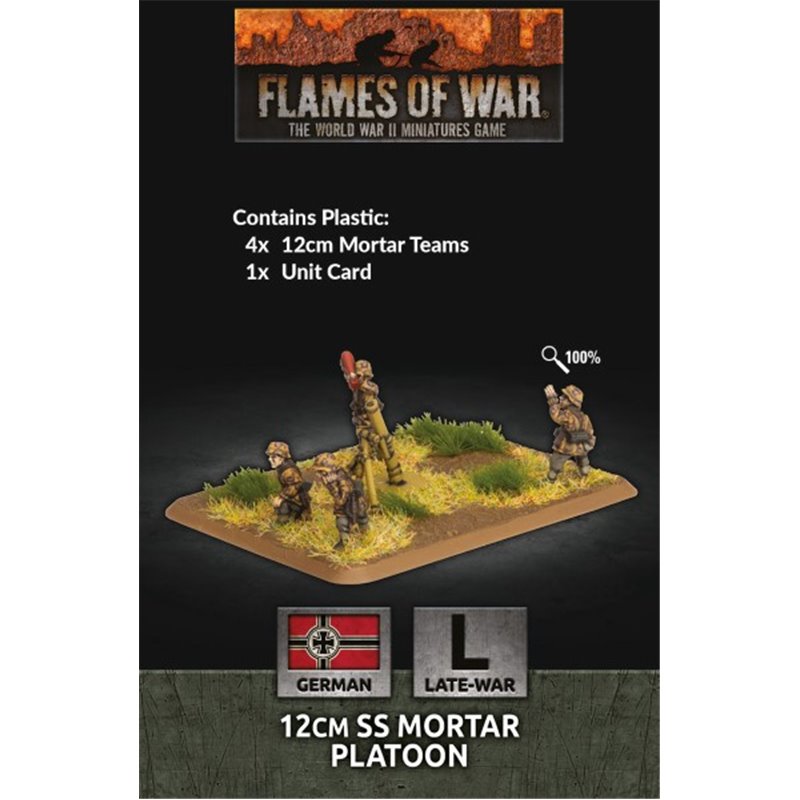 RSL Gaming AB | 12cm SS Mortar Platoon (x4 Plastic)