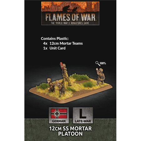 RSL Gaming AB | 12cm SS Mortar Platoon (x4 Plastic)