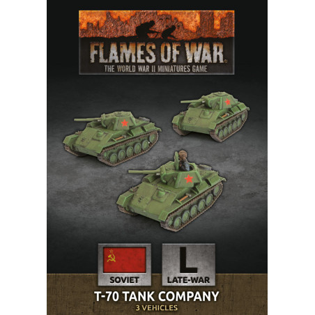 RSL Gaming AB | T-70 Tank Company (x3 Plastic)