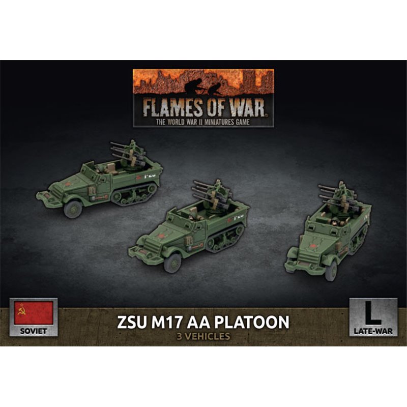 RSL Gaming AB | ZSU M17 Anti-Aircraft Platoon (x3 Plastic)