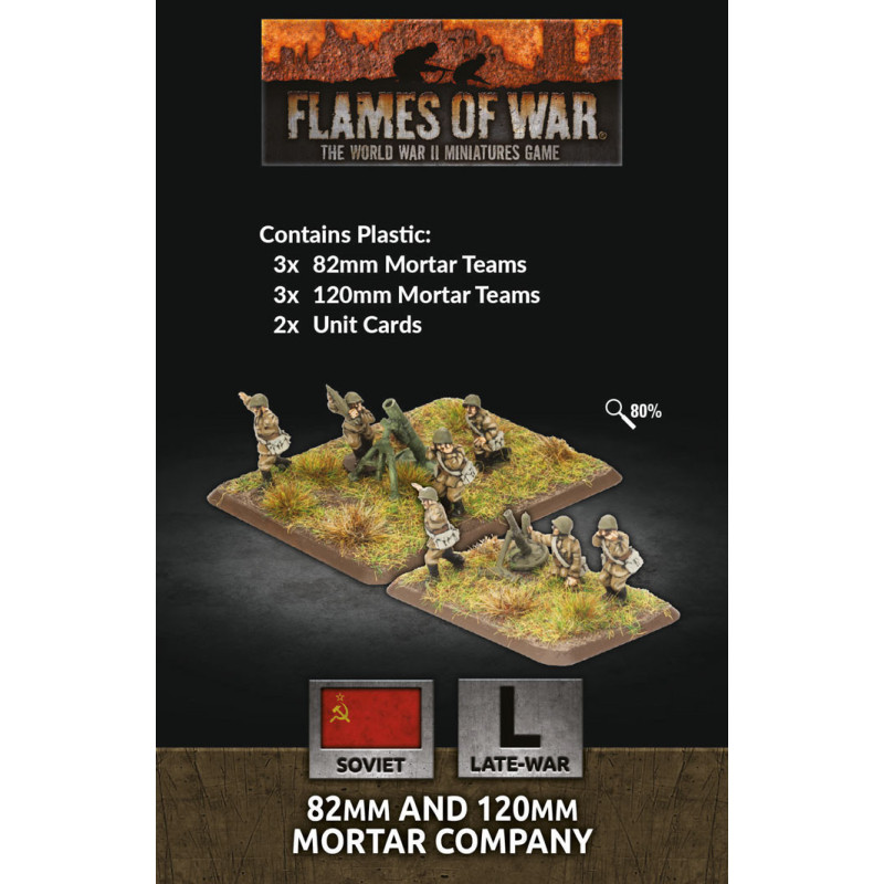 RSL Gaming AB | 82mm and 120mm Mortar Company (Plastic)