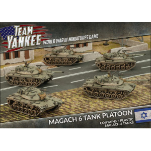 Magach 6 Tank Platoon (x5 Plastic)