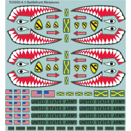 RSL Gaming AB | WW3 American Decal Set