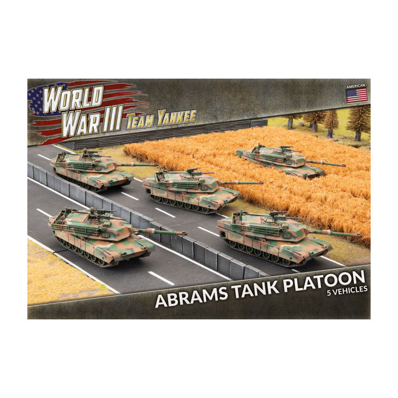 RSL Gaming AB | M1A1 Abrams Tank Platoon (x5 Plastic)