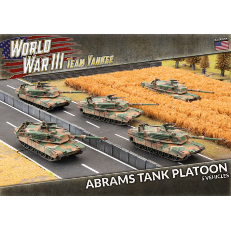 RSL Gaming AB | M1A1 Abrams Tank Platoon (x5 Plastic)
