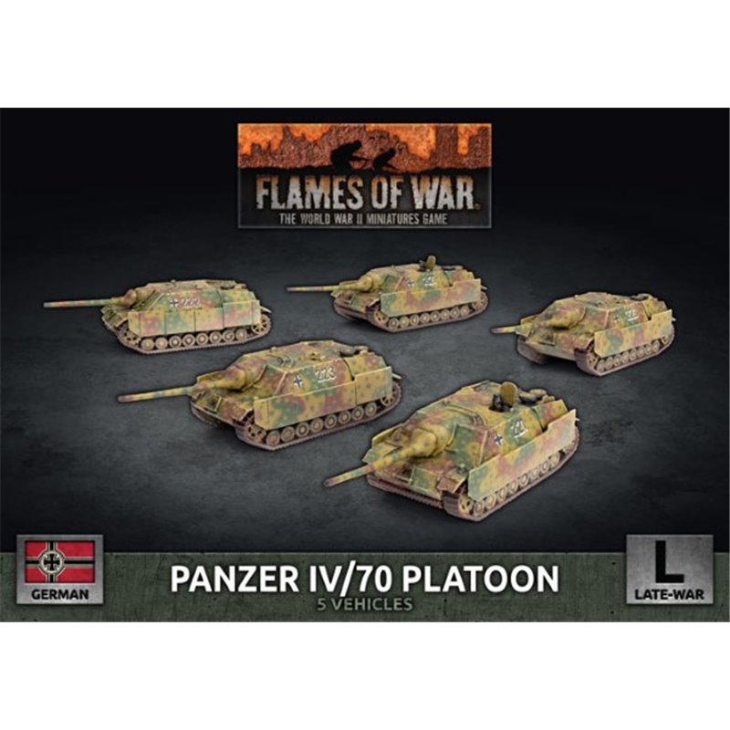 RSL Gaming AB | Panzer IV/70 Tank Platoon (x5 Plastic)