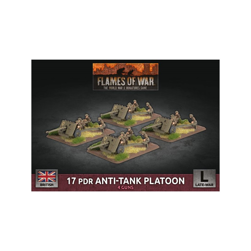17 pdr Anti-Tank Platoon (x4 Plastic)