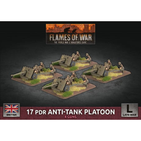 17 pdr Anti-Tank Platoon (x4 Plastic)