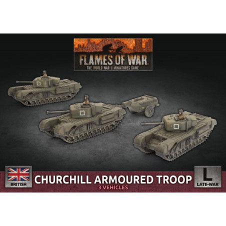 Churchill Armoured Squadron (x3 Plastic)