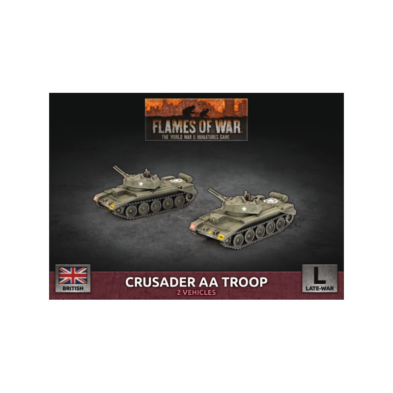 Crusader Armoured AA Platoon (x2 Plastic)