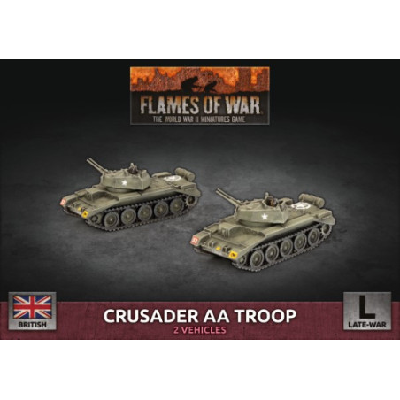 Crusader Armoured AA Platoon (x2 Plastic)