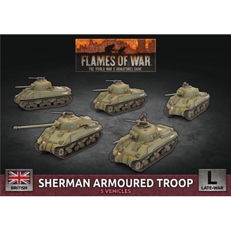 RSL Gaming AB | Sherman Armoured Troop  (x5 Plastic)