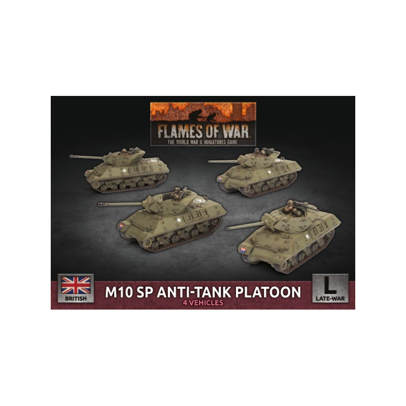 M10 SP Anti-Tank Troop (x4 Plastic)