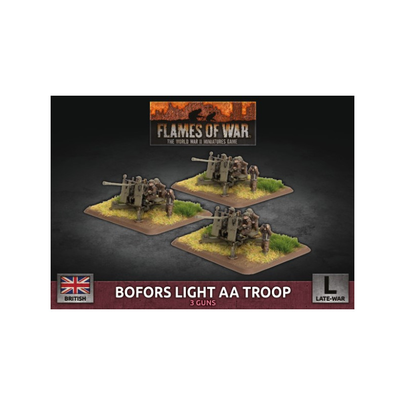 Bofors Light AA Troop (x3 Plastic)