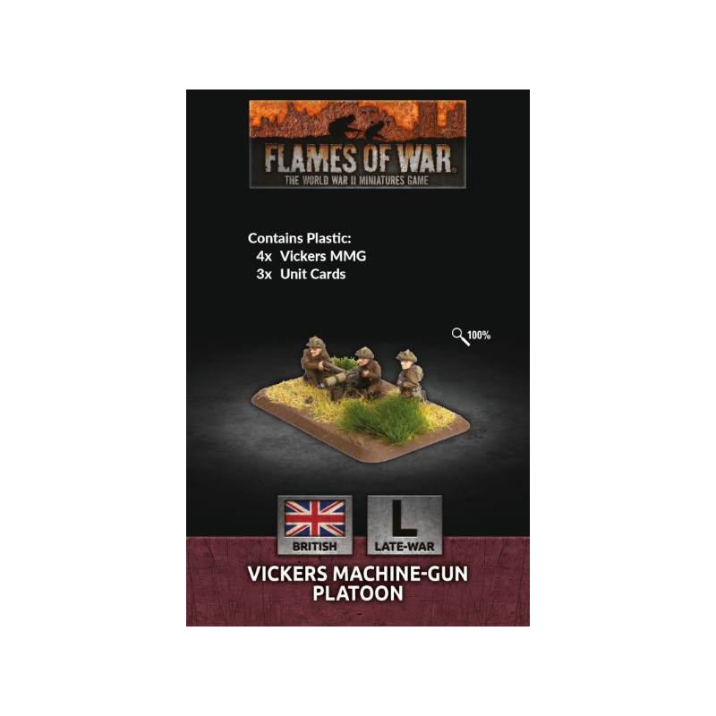 Vickers MMG Platoon (x4 Plastic)