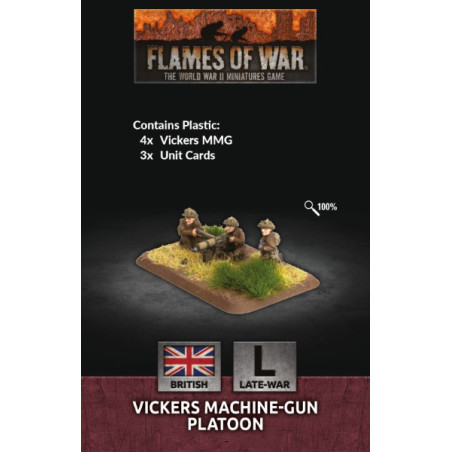 Vickers MMG Platoon (x4 Plastic)
