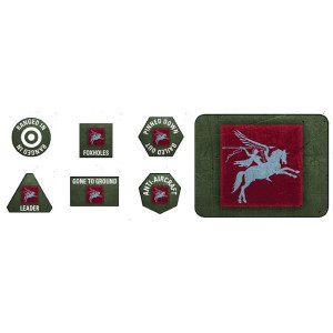 6th Airborne Tokens (x20) & Objectives (x2)
