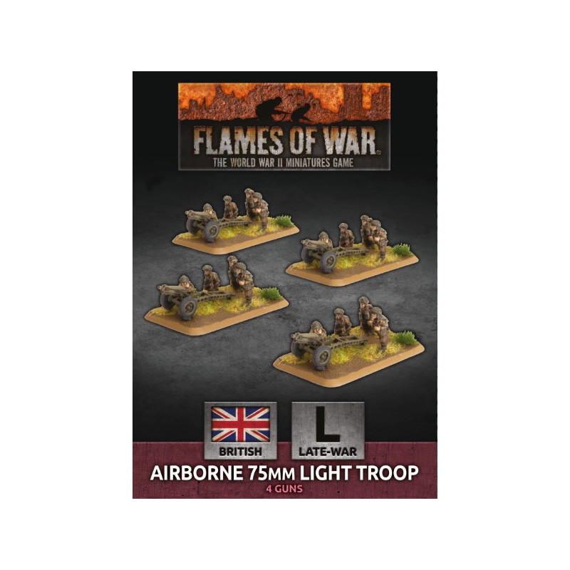 Airborne 6 pdr Anti-Tank Platoon (x4 Plastic)