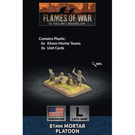 81mm Mortar Platoon (Plastic) (x6)