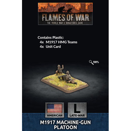M1917 Machine-gun Platoon (Plastic) (x4)