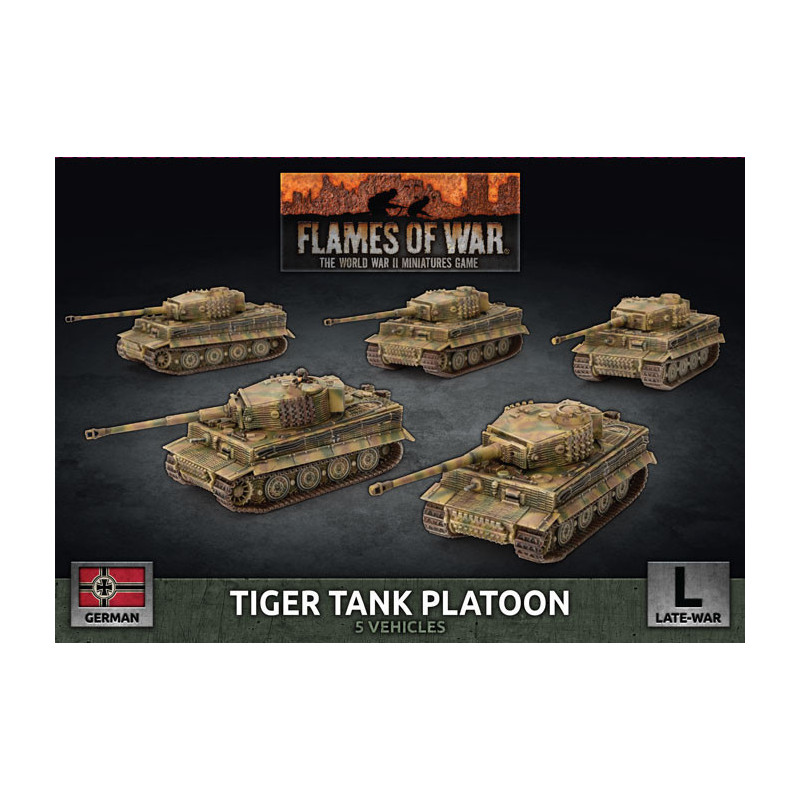 Tiger Heavy Tank Platoon (x5 Plastic)