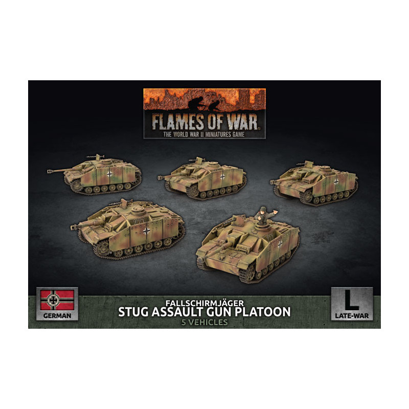StuG (Late) Assault Gun Platoon (x5 Plastic)