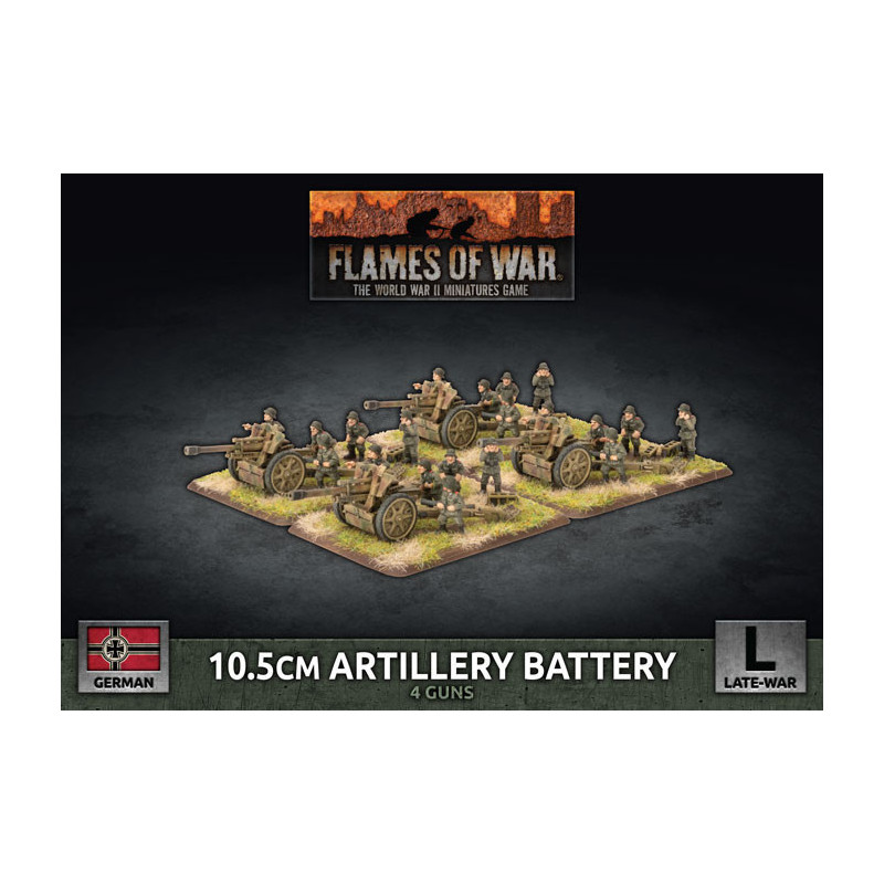 RSL Gaming AB | 10.5cm Artillery Battery (x4 Plastic)