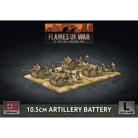 RSL Gaming AB | 10.5cm Artillery Battery (x4 Plastic)