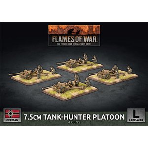 7.5cm Tank Hunter Platoon (x4 Plastic)